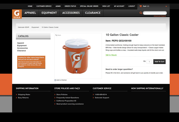 Gatorade Gear Store